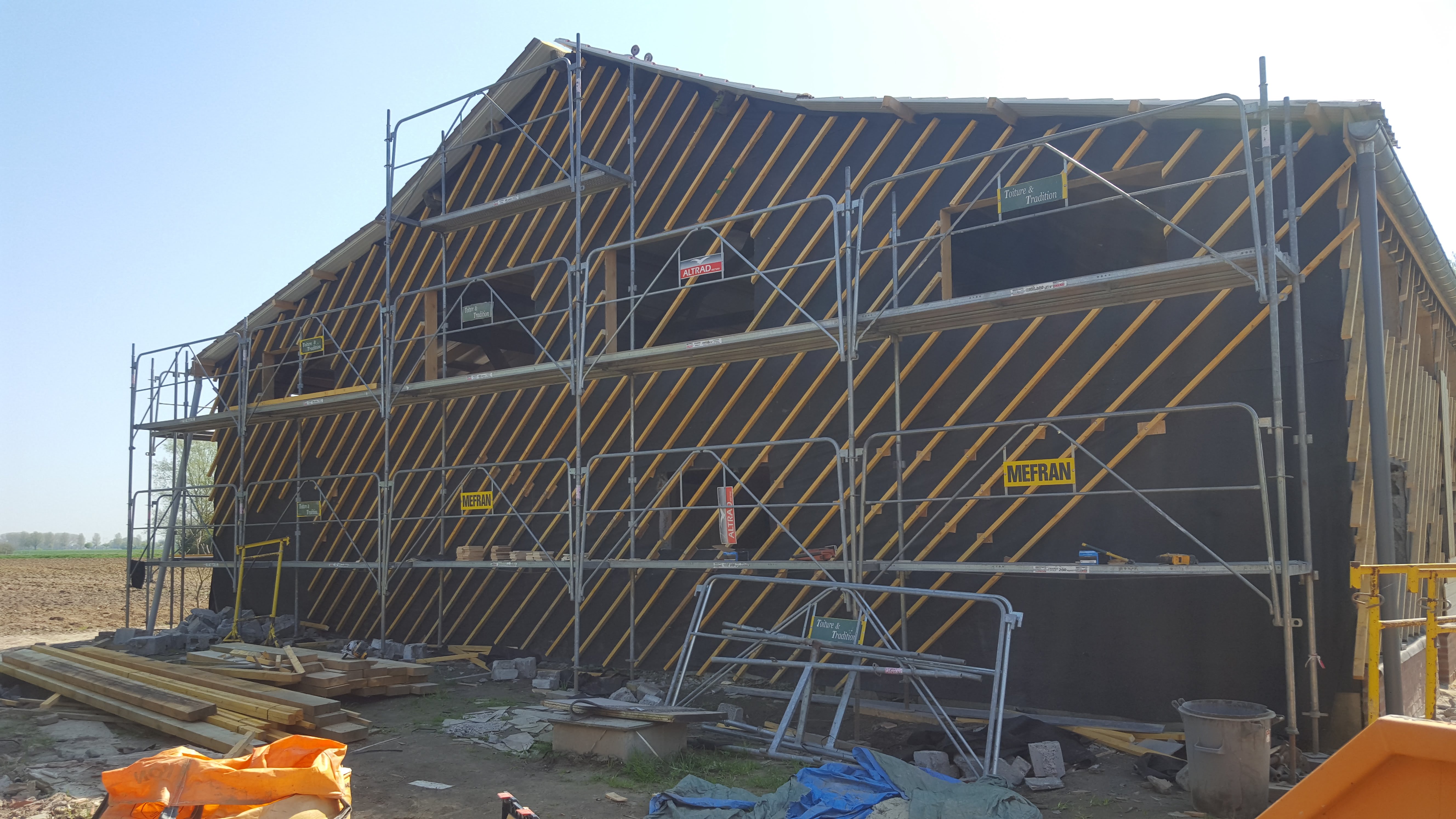 Travaux de bardage Mérignies