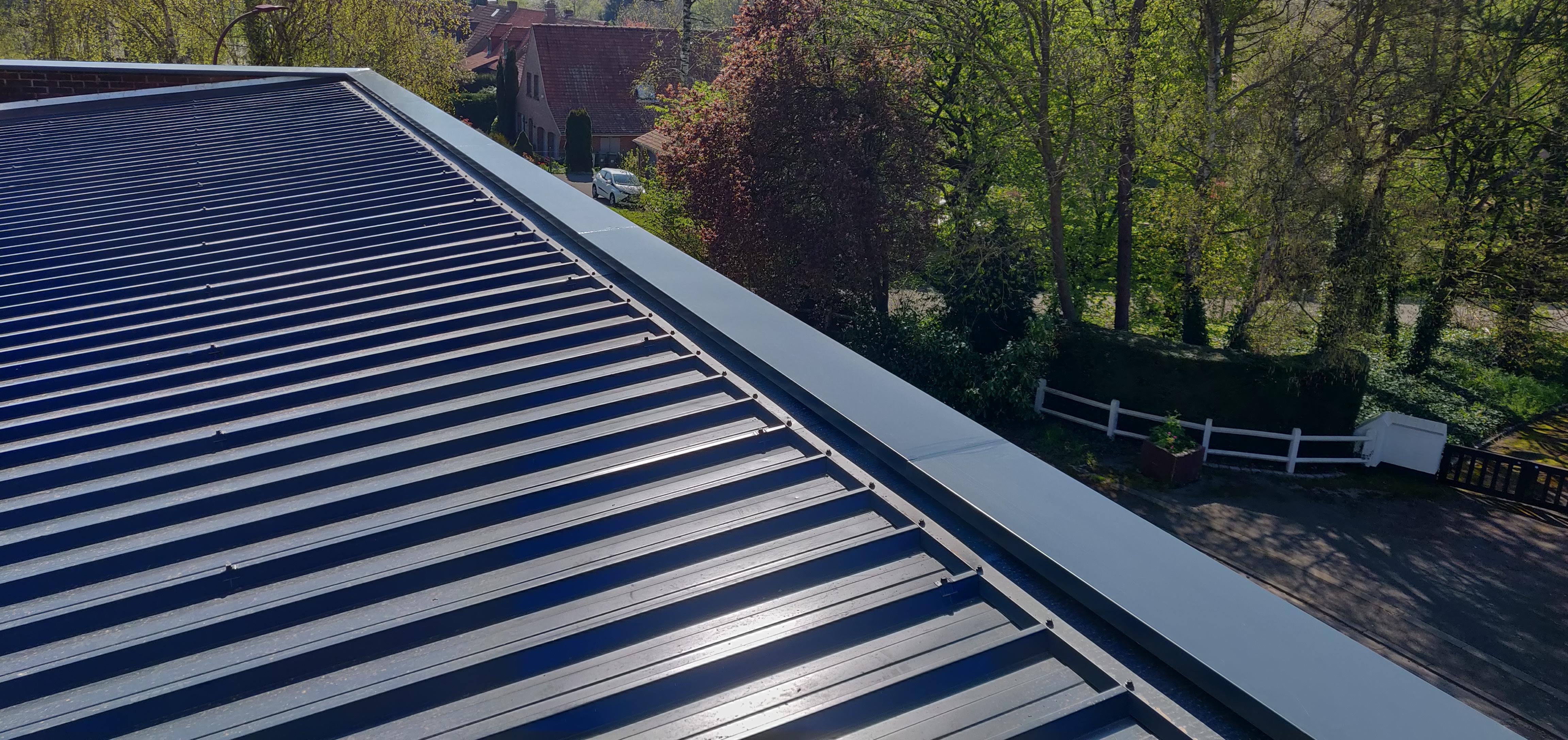 Rénovation toiture bac acier Templeuve