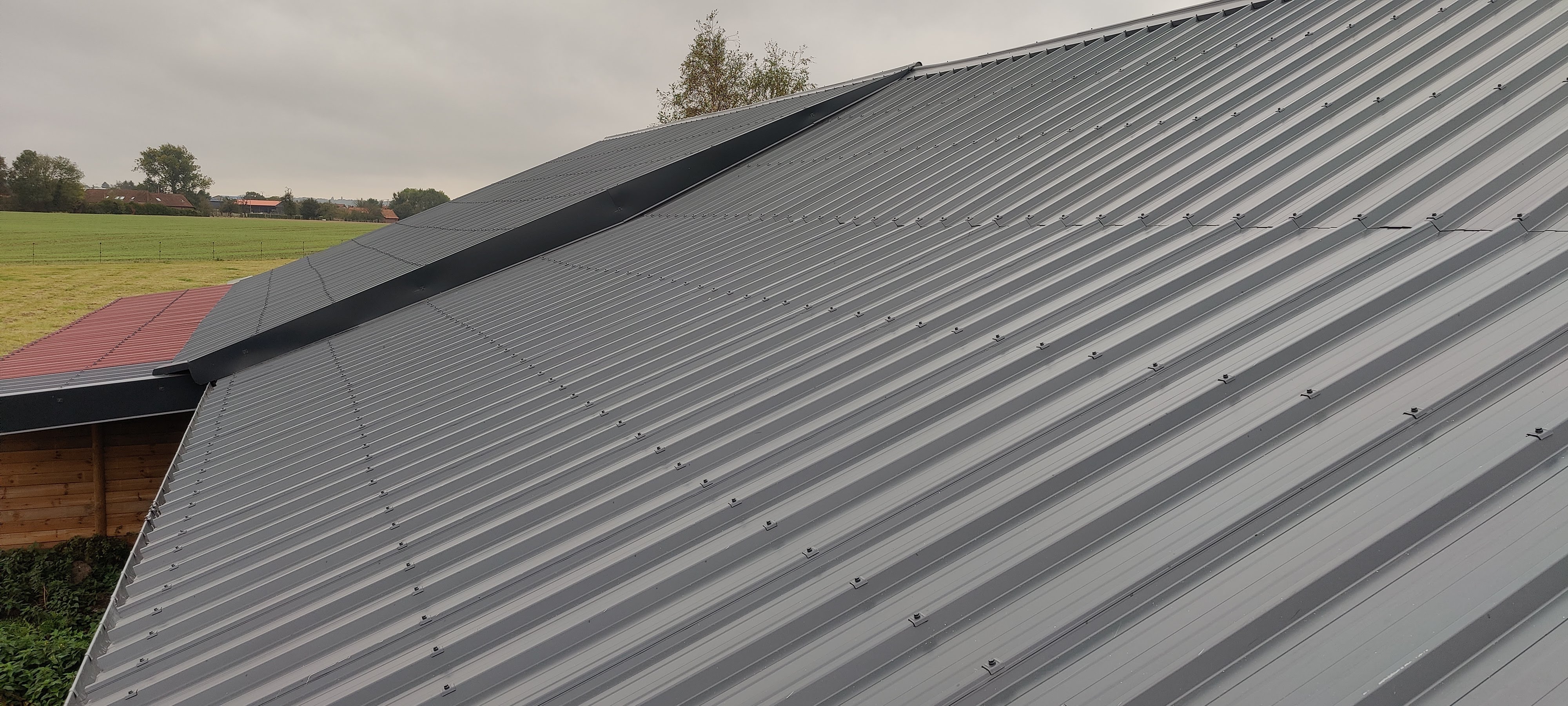 Rénovation toiture bac acier Templeuve