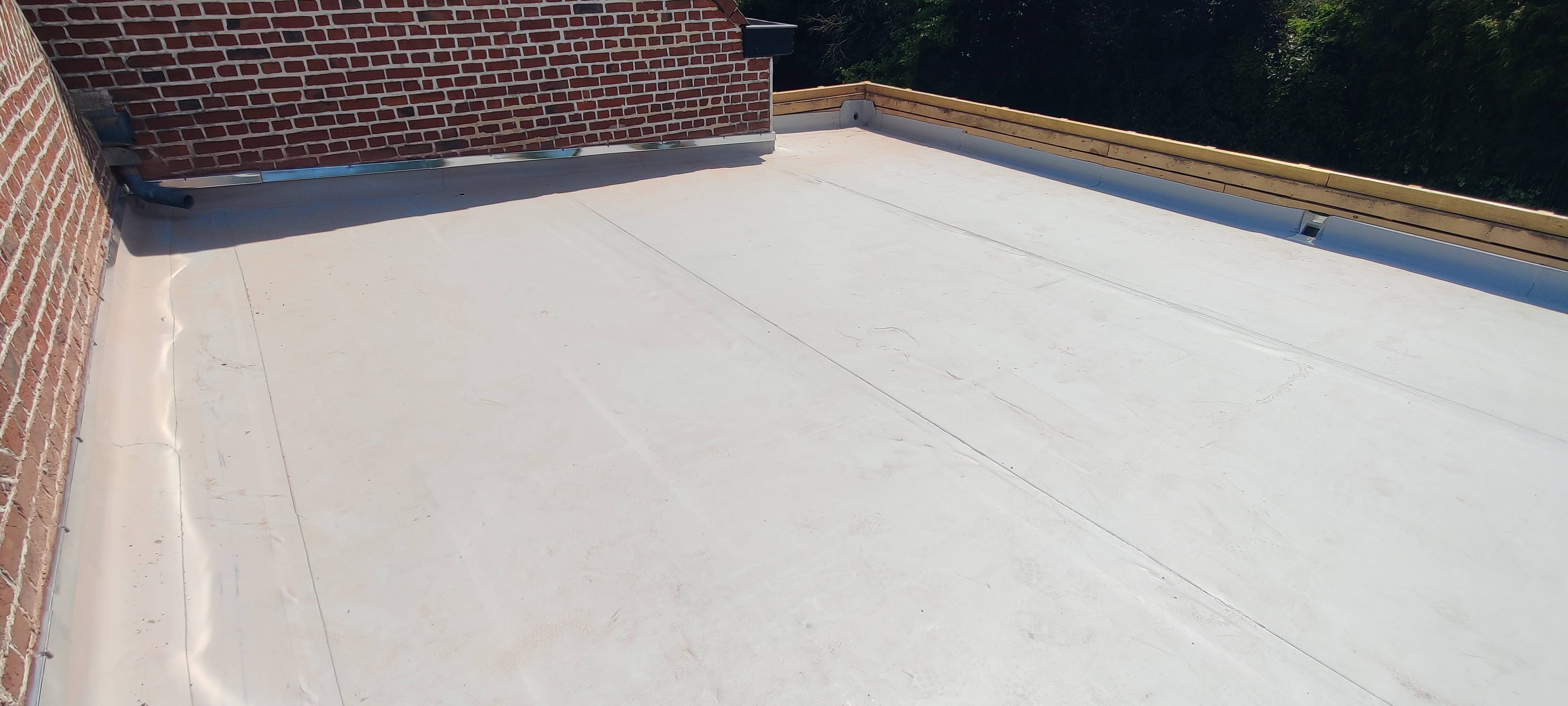 Rénovation toiture plate Templeuve