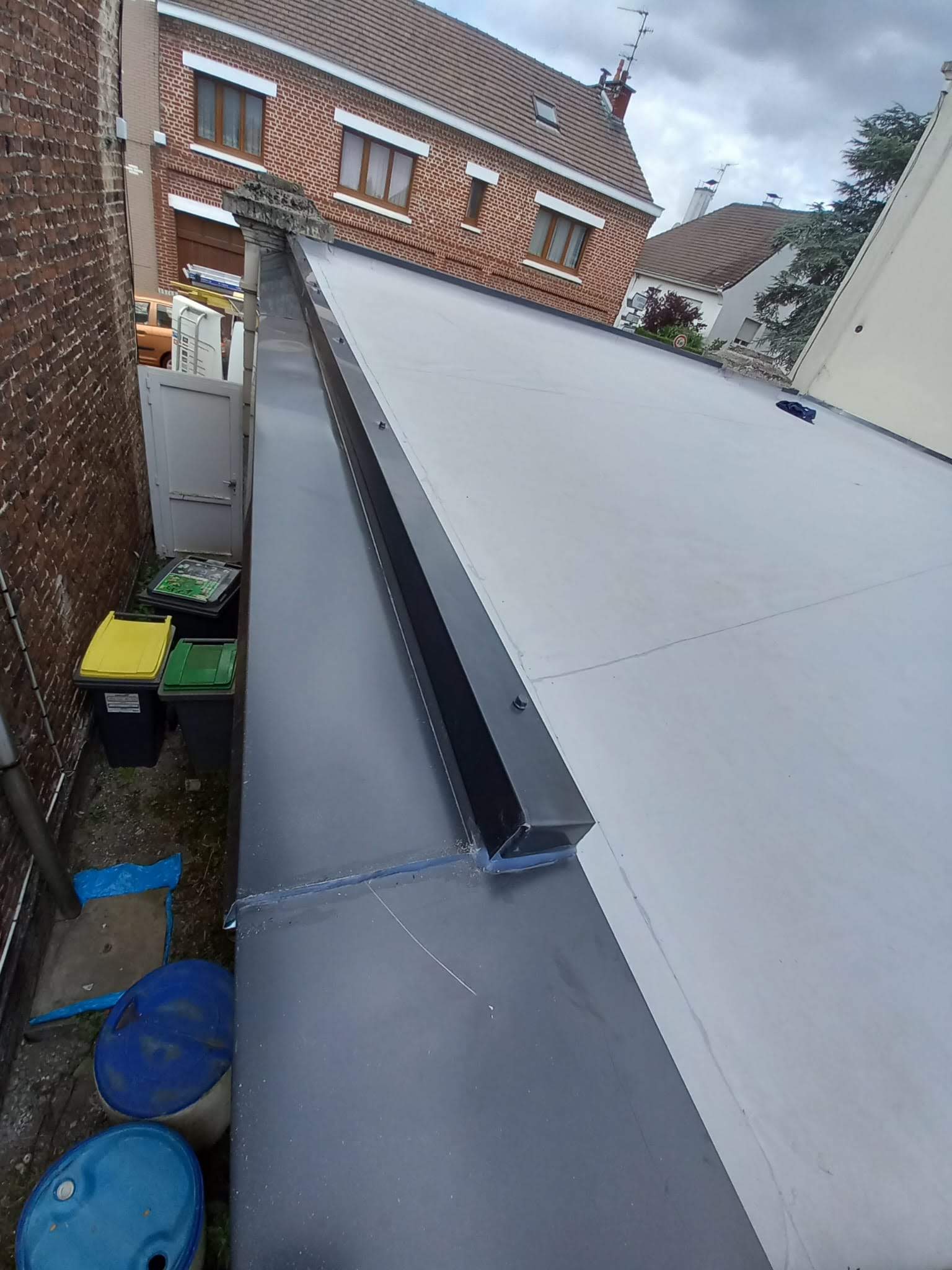 Rénovation toiture plate Valenciennes