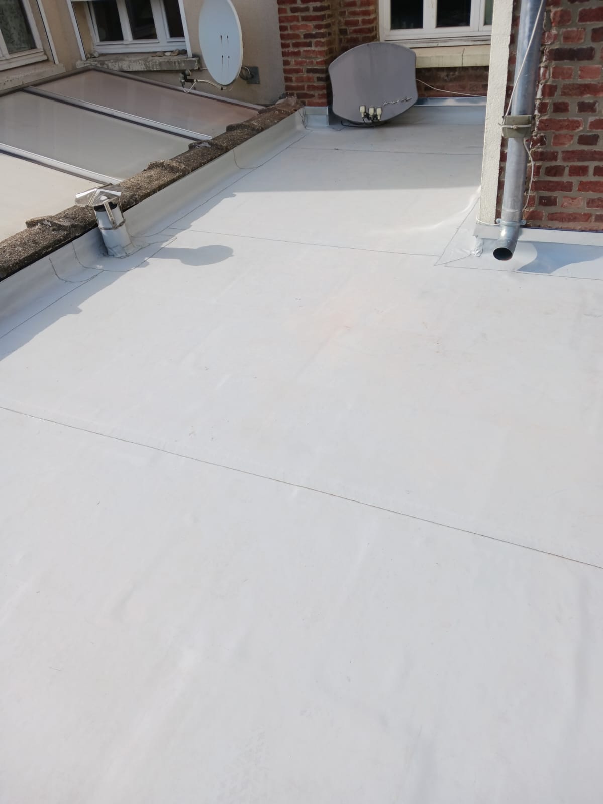 Rénovation toiture plate Valenciennes