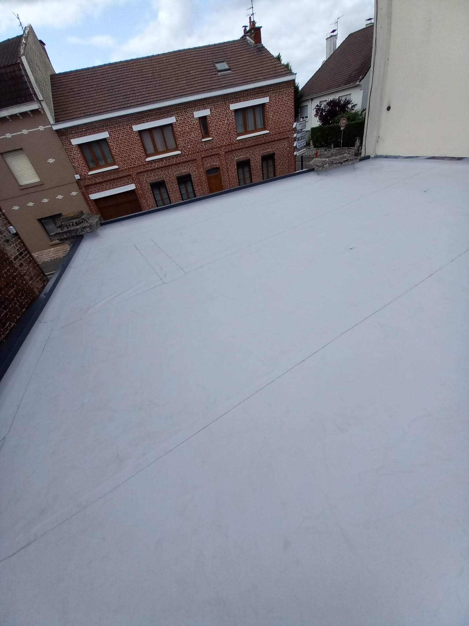 Rénovation toiture plate Valenciennes