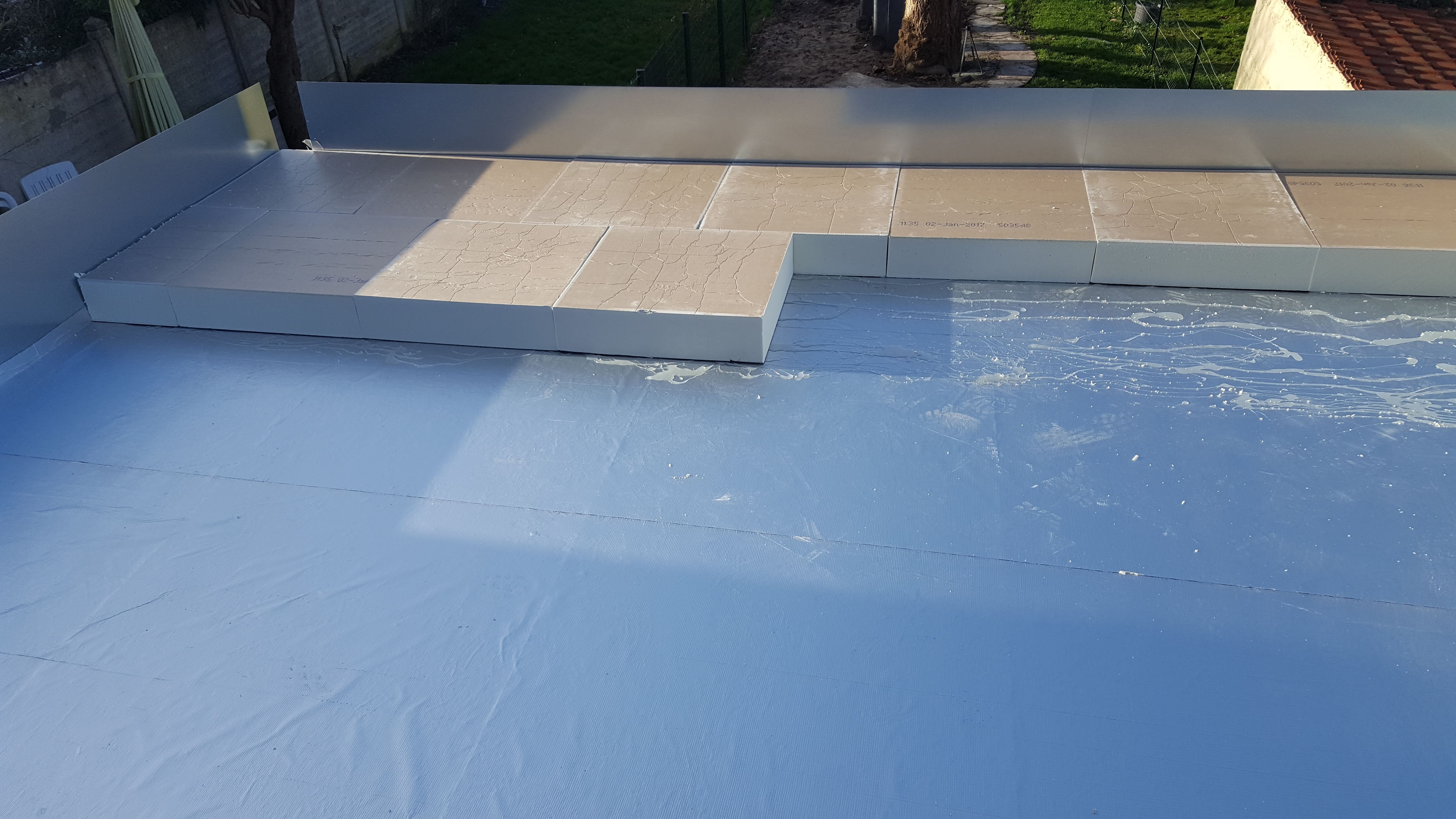 Rénovation toiture plate Wasquehal