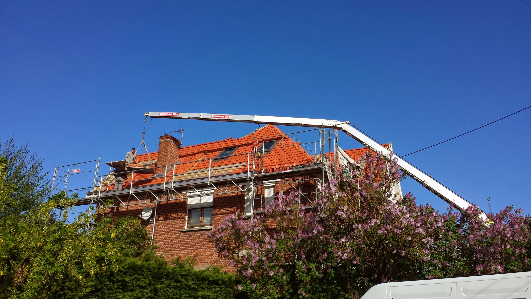 Rénovation toiture tuiles Brillon