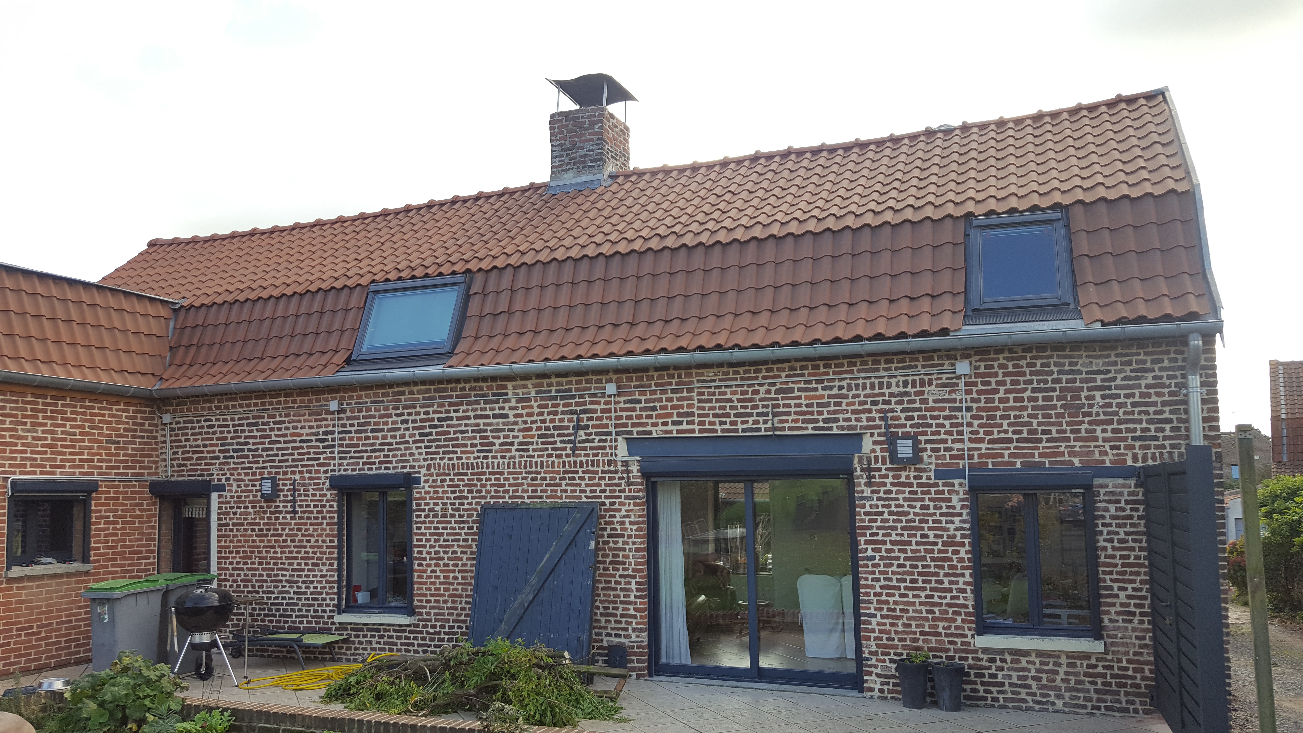 Rénovation toiture tuiles Coutiches