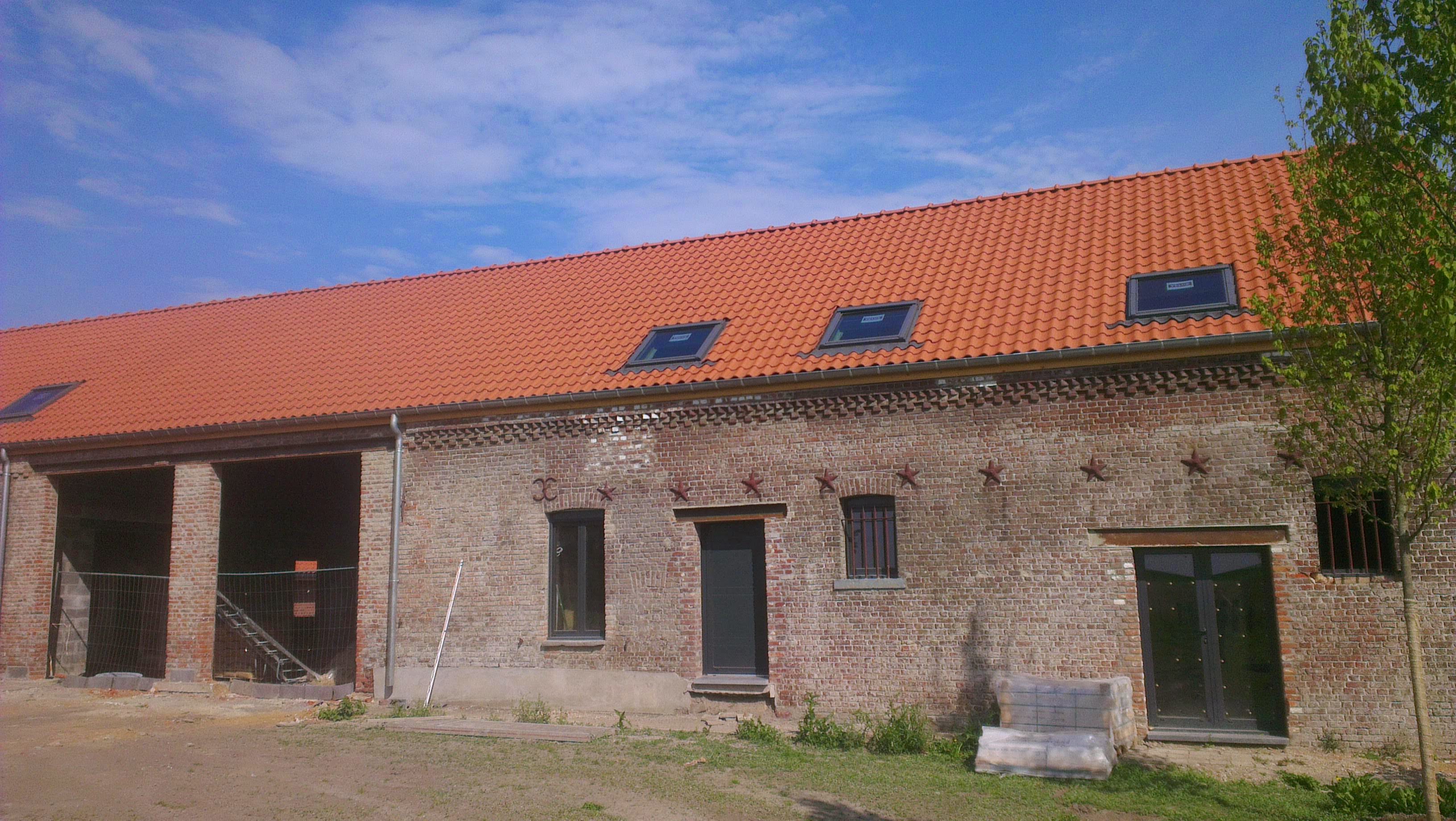 Rénovation toiture tuiles Moncheaux