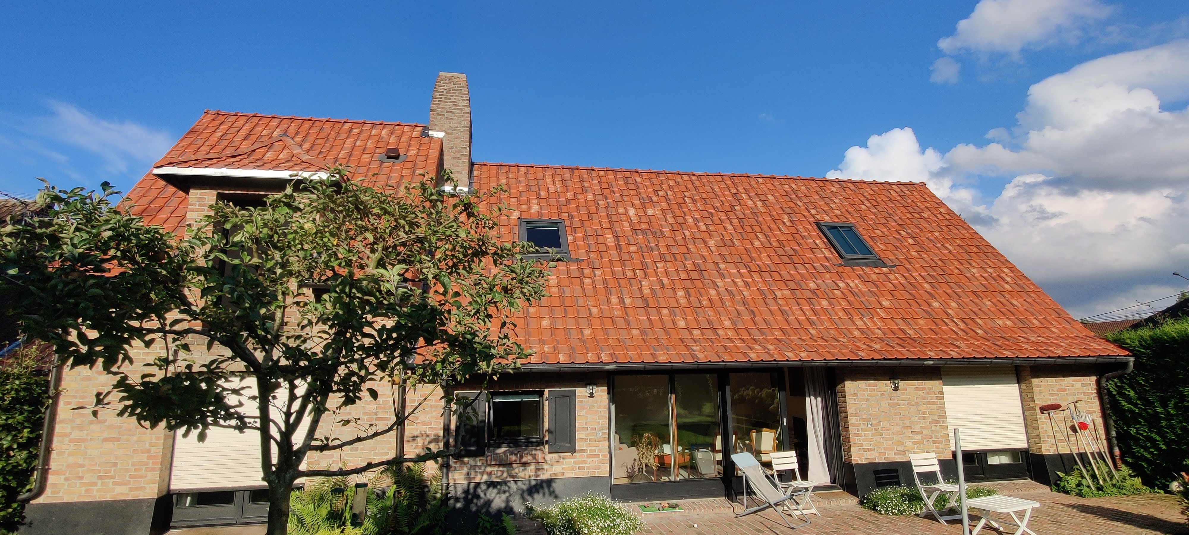 Rénovation toiture tuiles Mouchin