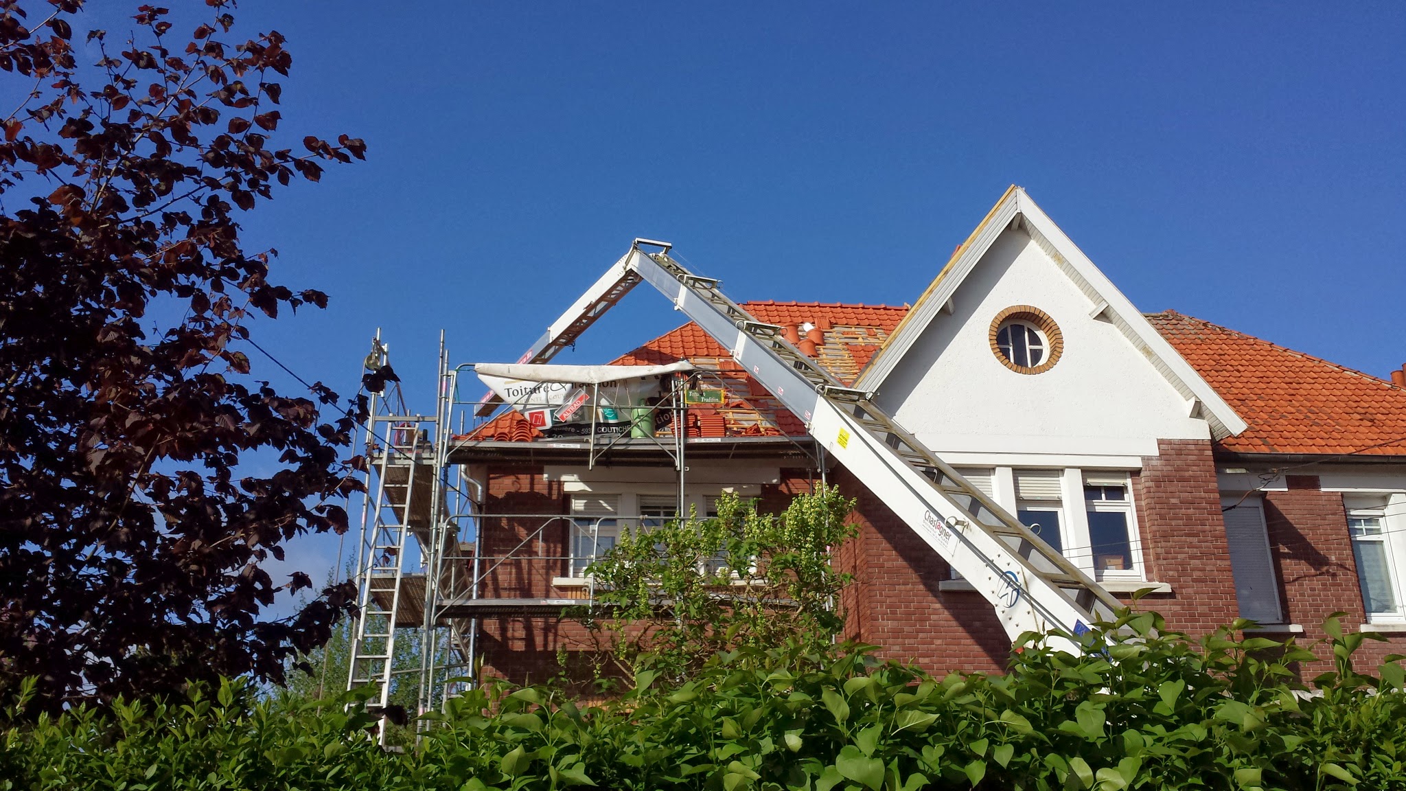 Rénovation toiture tuiles Pont-à-Marcq