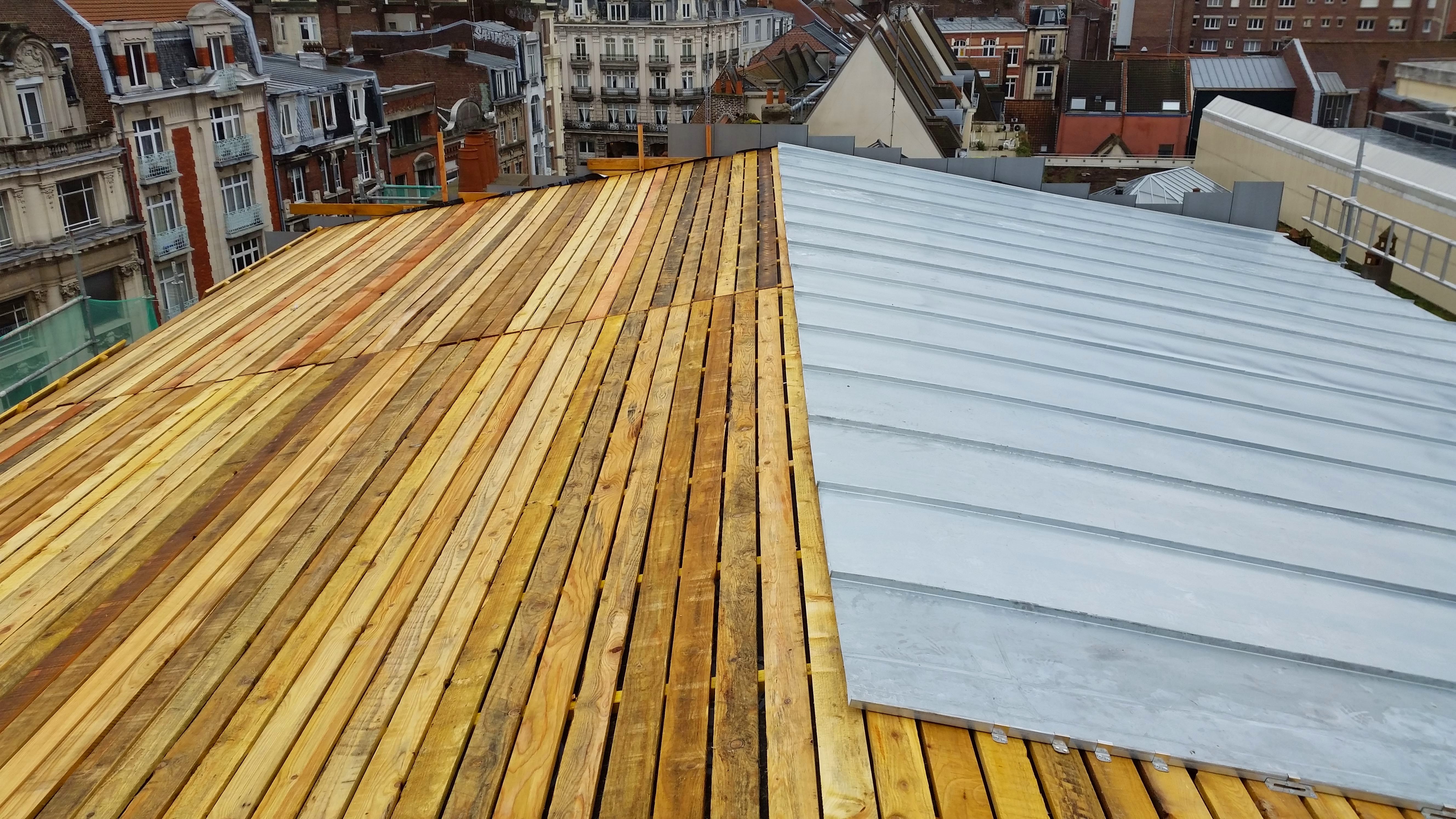 Rénovation toiture zinc Villeneuve-d’Ascq