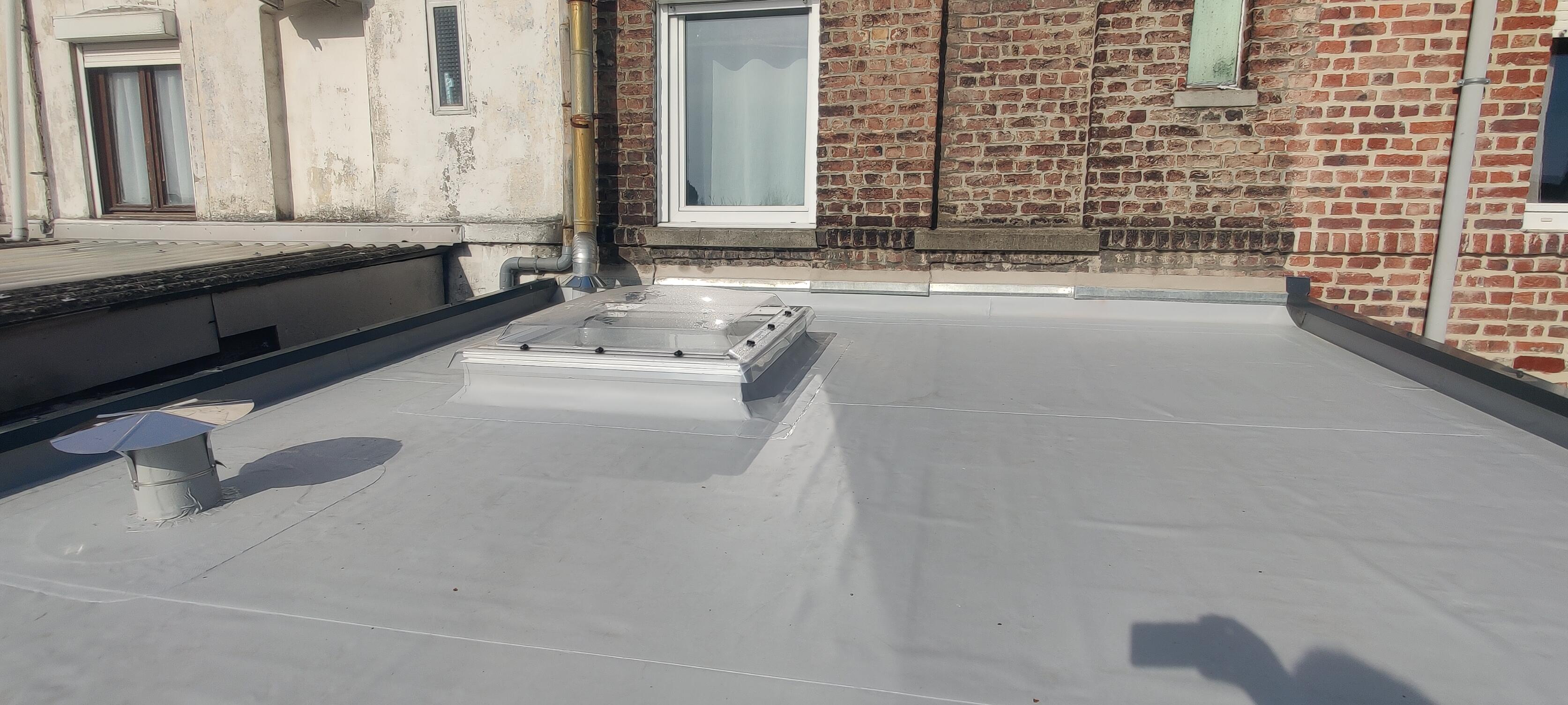 Travaux d’étanchéité sur toiture plate avec reprise des points sensibles à Bruille-lez-Marchiennes