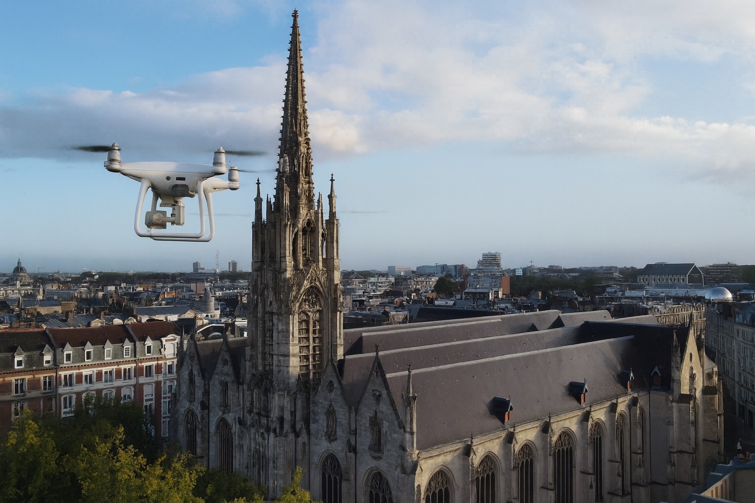 EXPERTISSE DIAGNOSTIC TOITURE DRONE lille valencienne douai