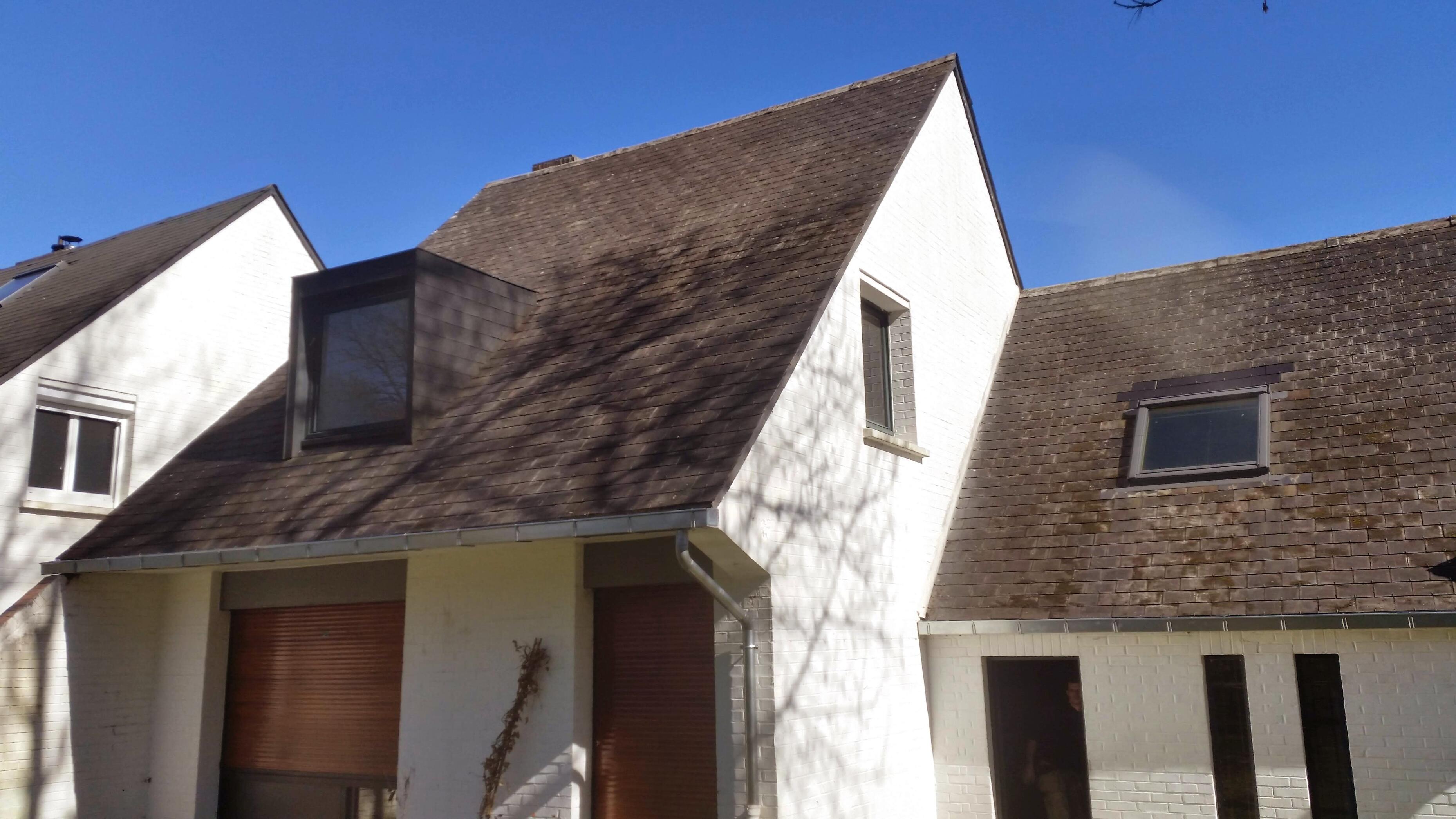 Nettoyage et démoussage de toiture sans haute pression à Bruille-Saint-Amand