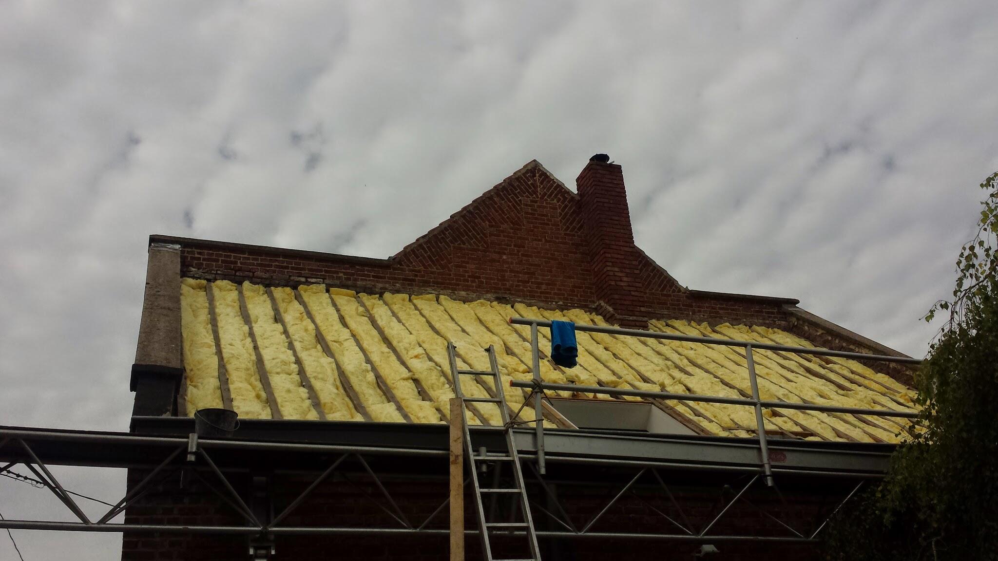 Isolation sarking réalisée sur toiture existante à Marchiennes