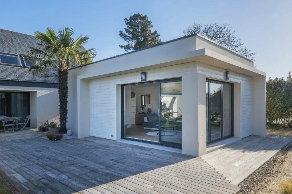 Toiture plate accessible aménagée en terrasse à Villeneuve-d’Ascq